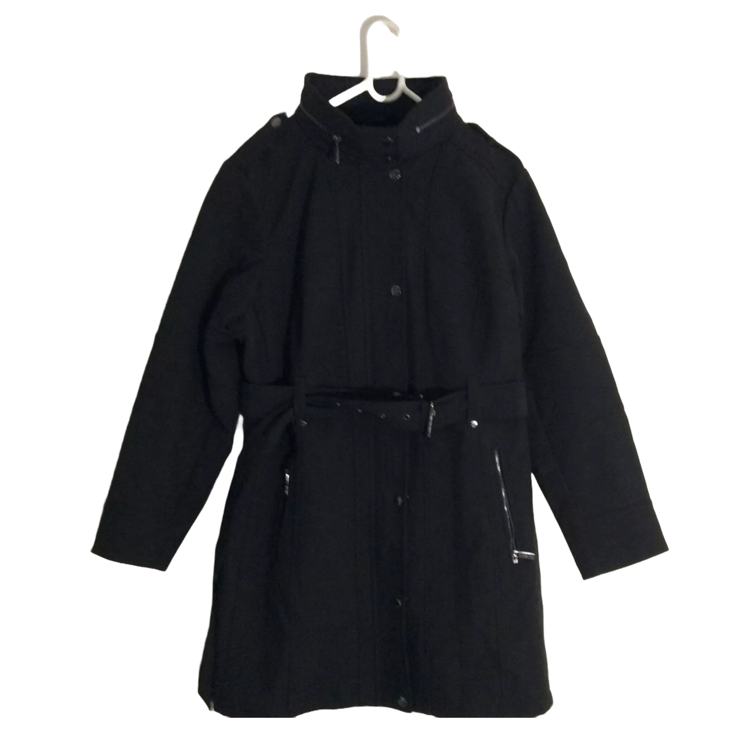 Michael Kors Belted Jacket/Coat - Black - Size XL