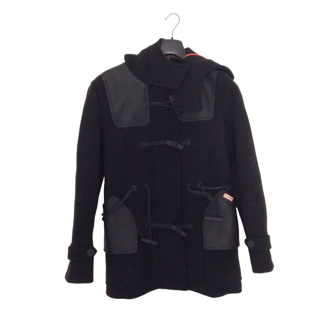 Hunter Outdoor Wool Blend Women's Size Medium (UK 10-12 ) Hooded Jacket/coat