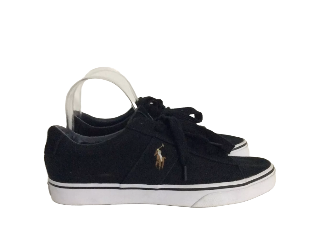 Polo Ralph Lauren Men's Sayer-Ne Canvas Low Top Trainers - Size UK 6