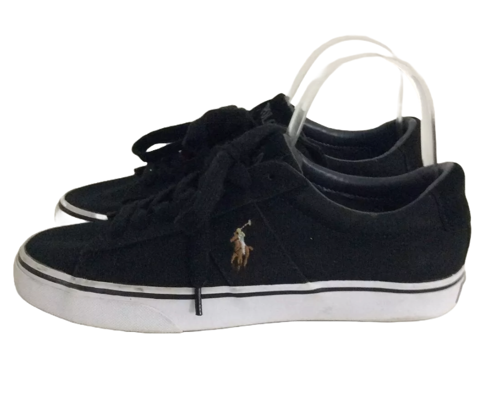 Polo Ralph Lauren Men's Sayer-Ne Canvas Low Top Trainers - Size UK 6