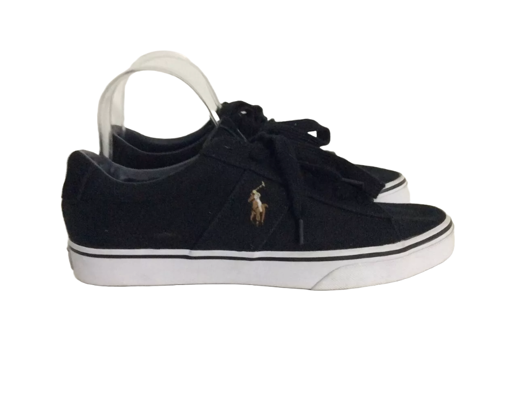 Polo Ralph Lauren Men's Sayer-Ne Canvas Low Top Trainers - Size UK 6