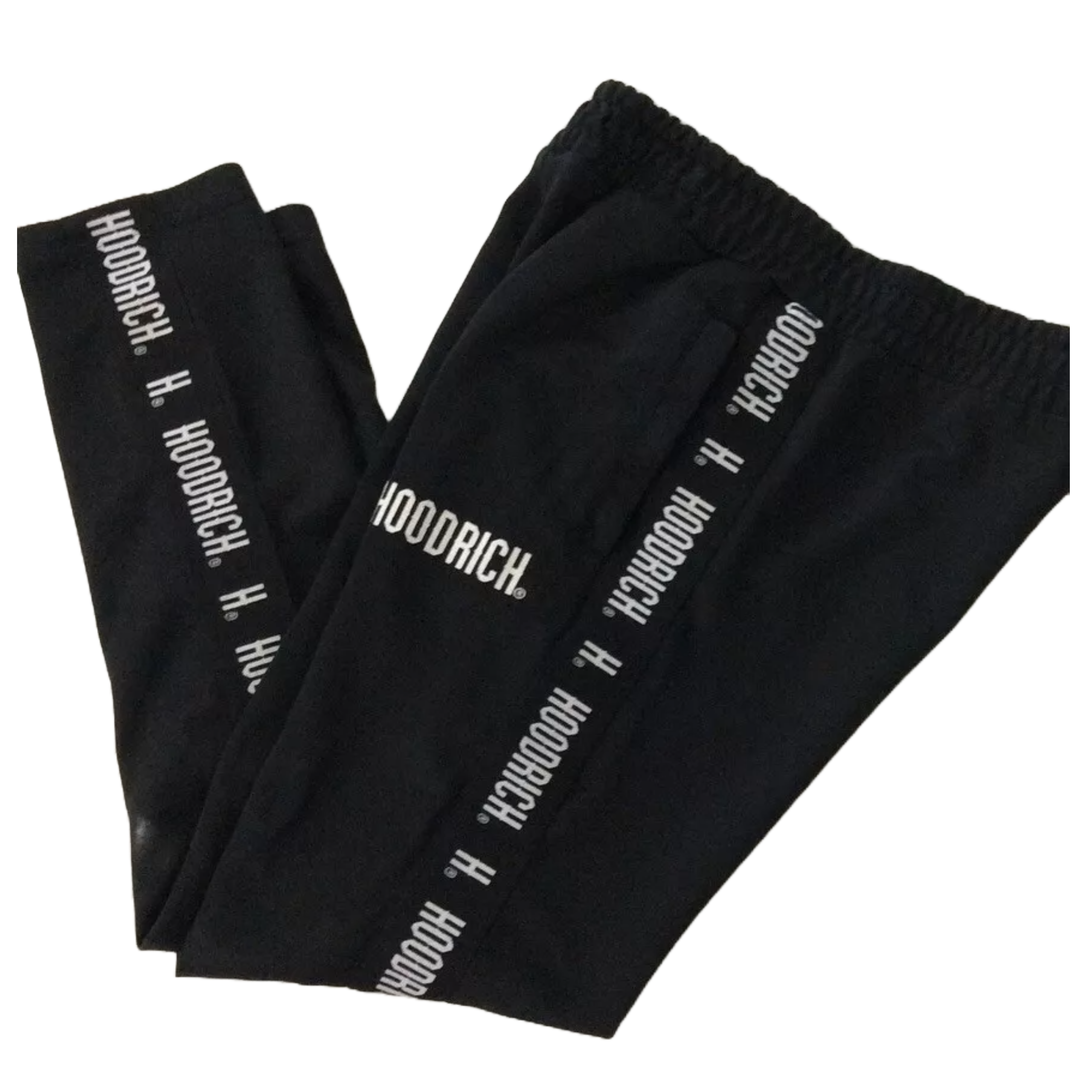 Men’s Hoodrich Joggers Black Size XS Trousers Tracksuit Bottoms Black White