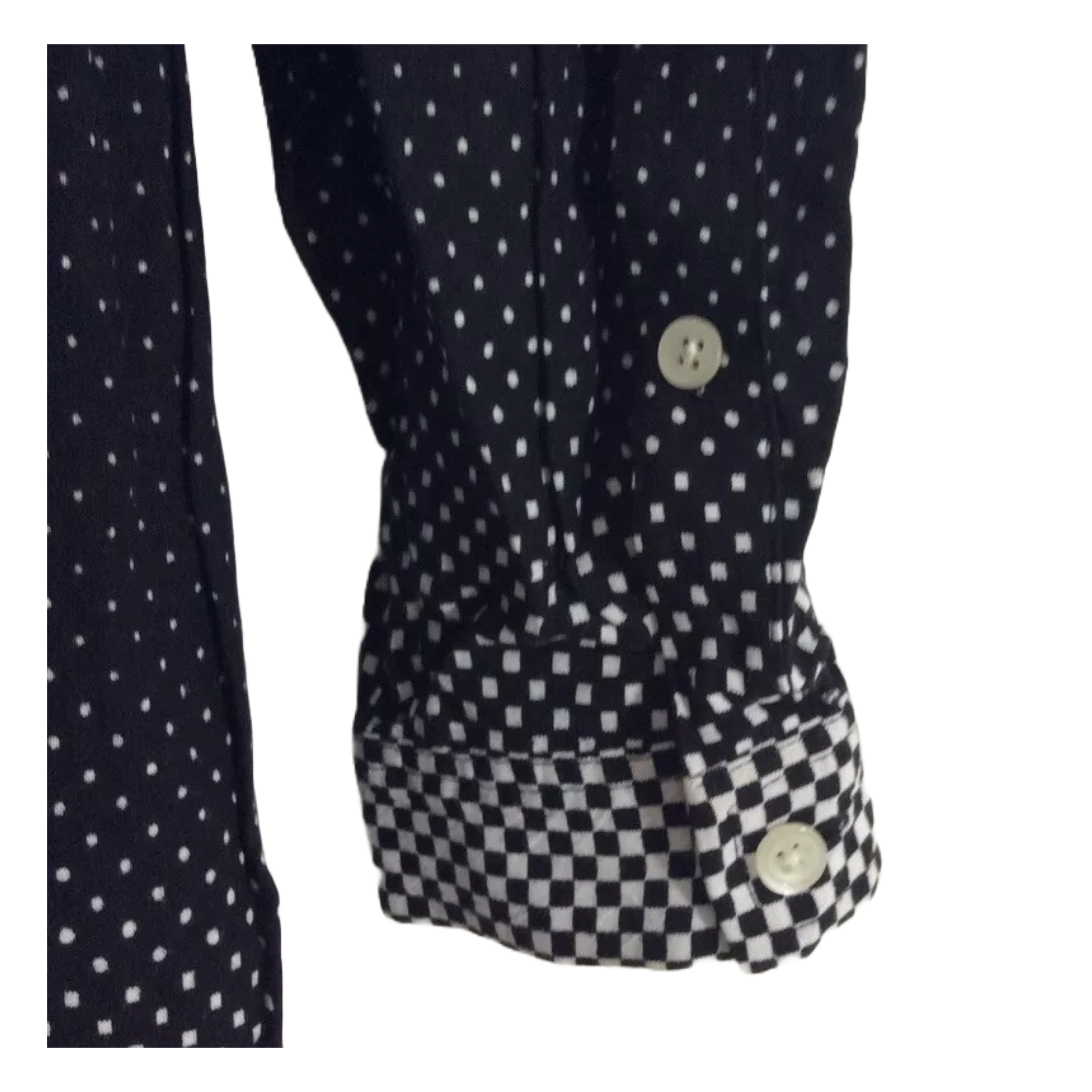 Fred Perry Ladies Polka Dot Long Sleeve Dress Size UK 10