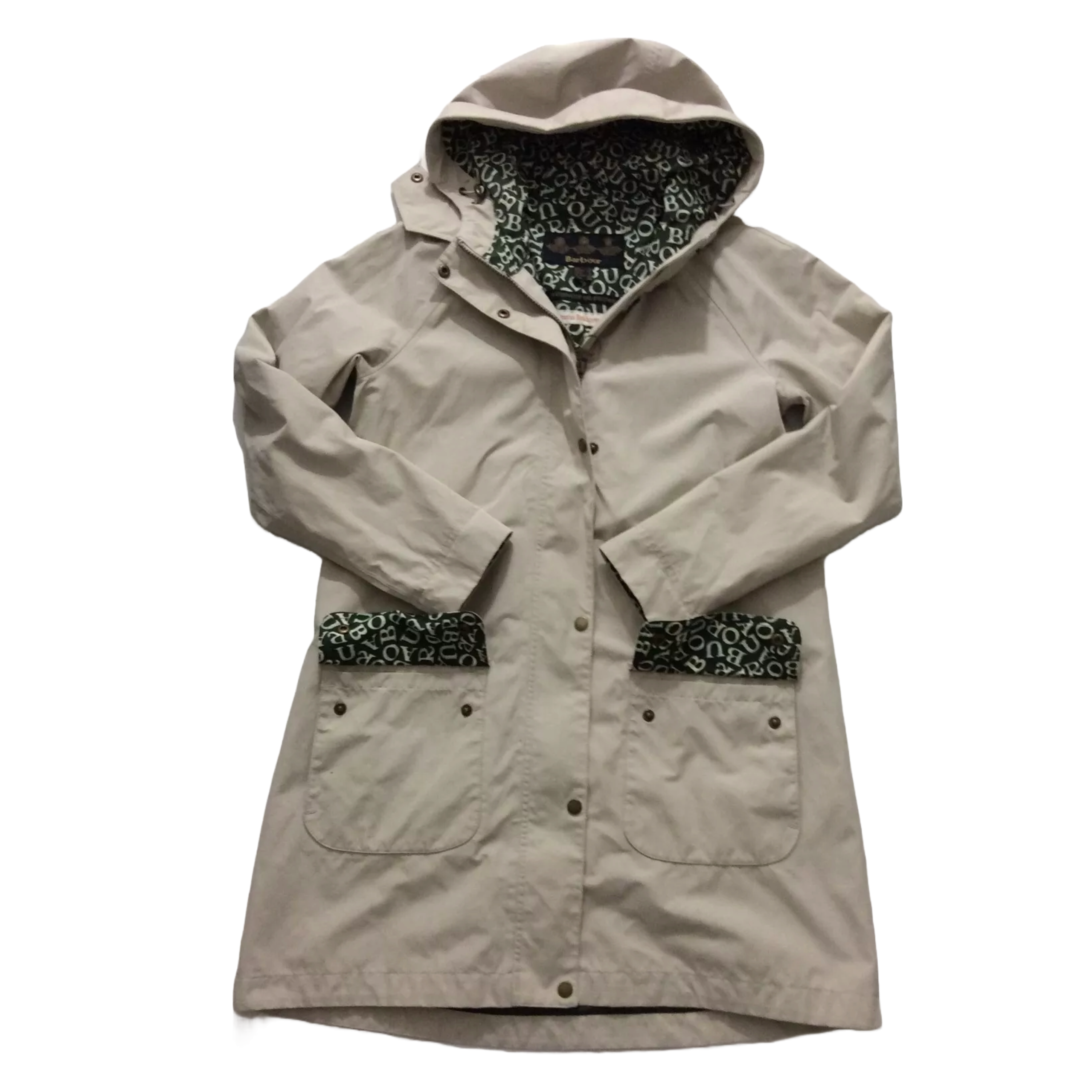 BARBOUR Emma Bridgewater Waterproof Breathable Jacket Size 8 UK