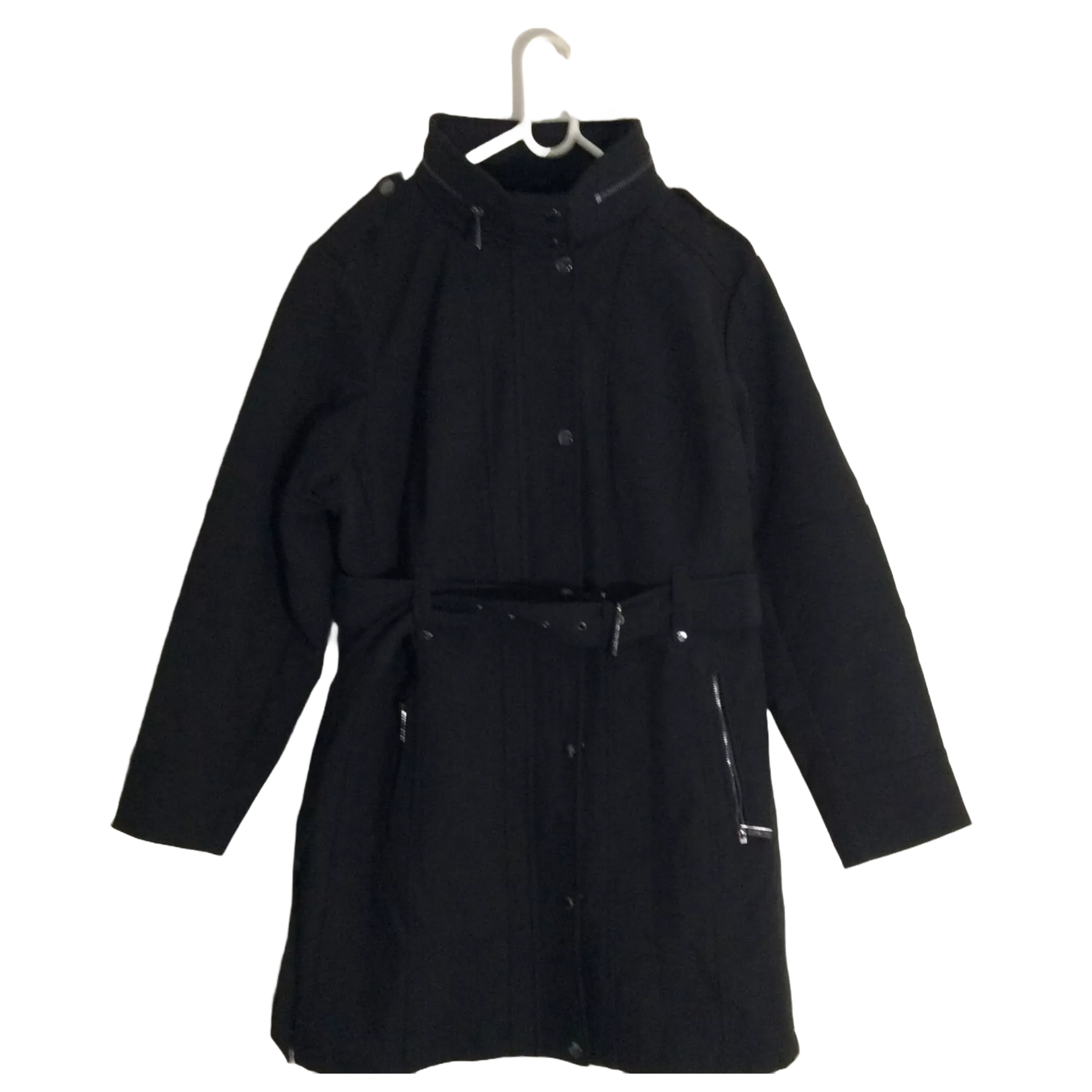 Michael Kors Belted Jacket/Coat - Black - Size XL