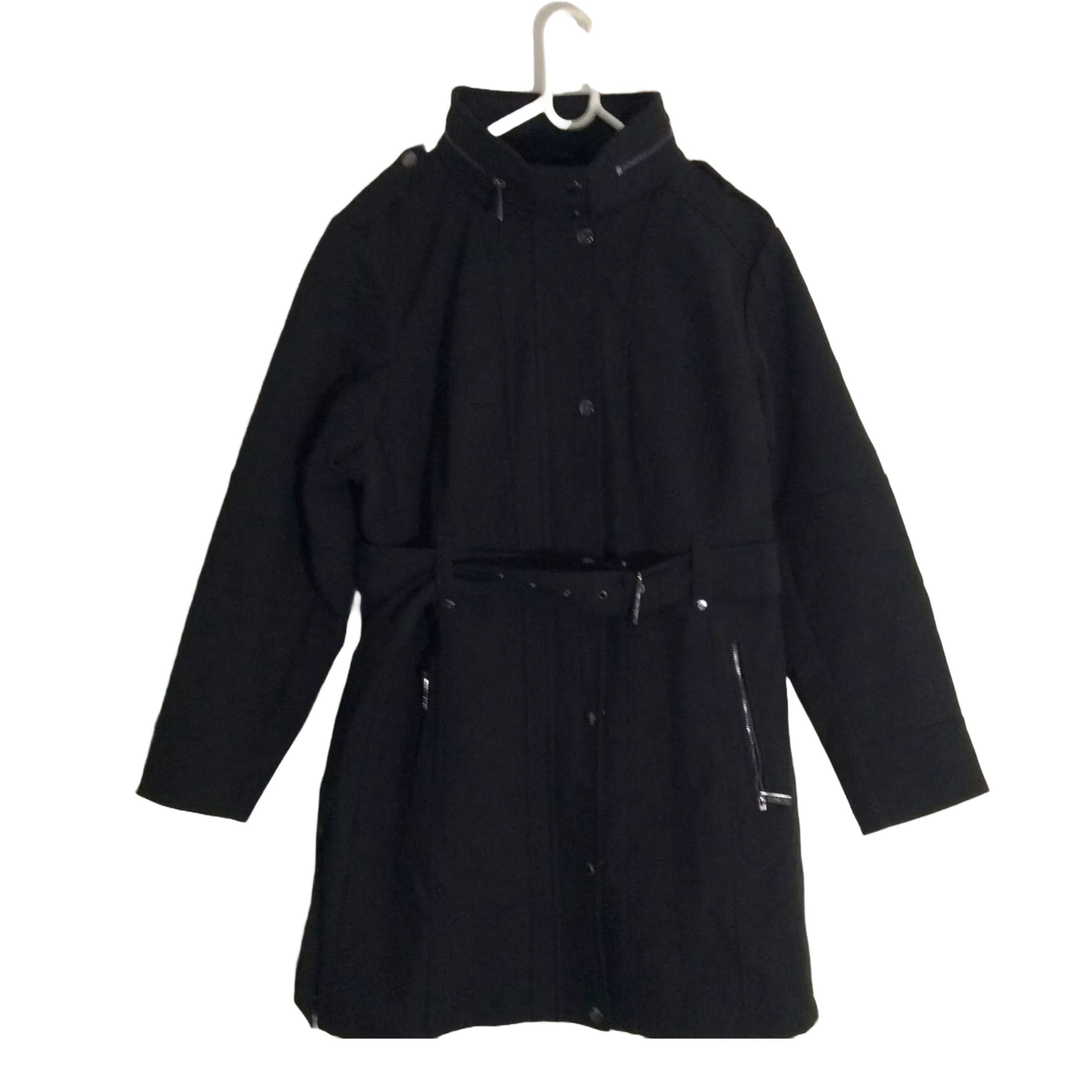 Michael Kors Belted Jacket/Coat - Black - Size XL