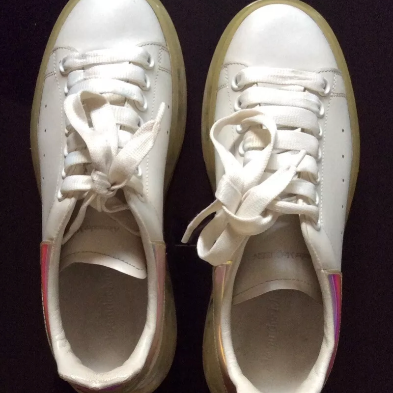 Alexander McQueen Trainers Women’s size 5 White/Silver