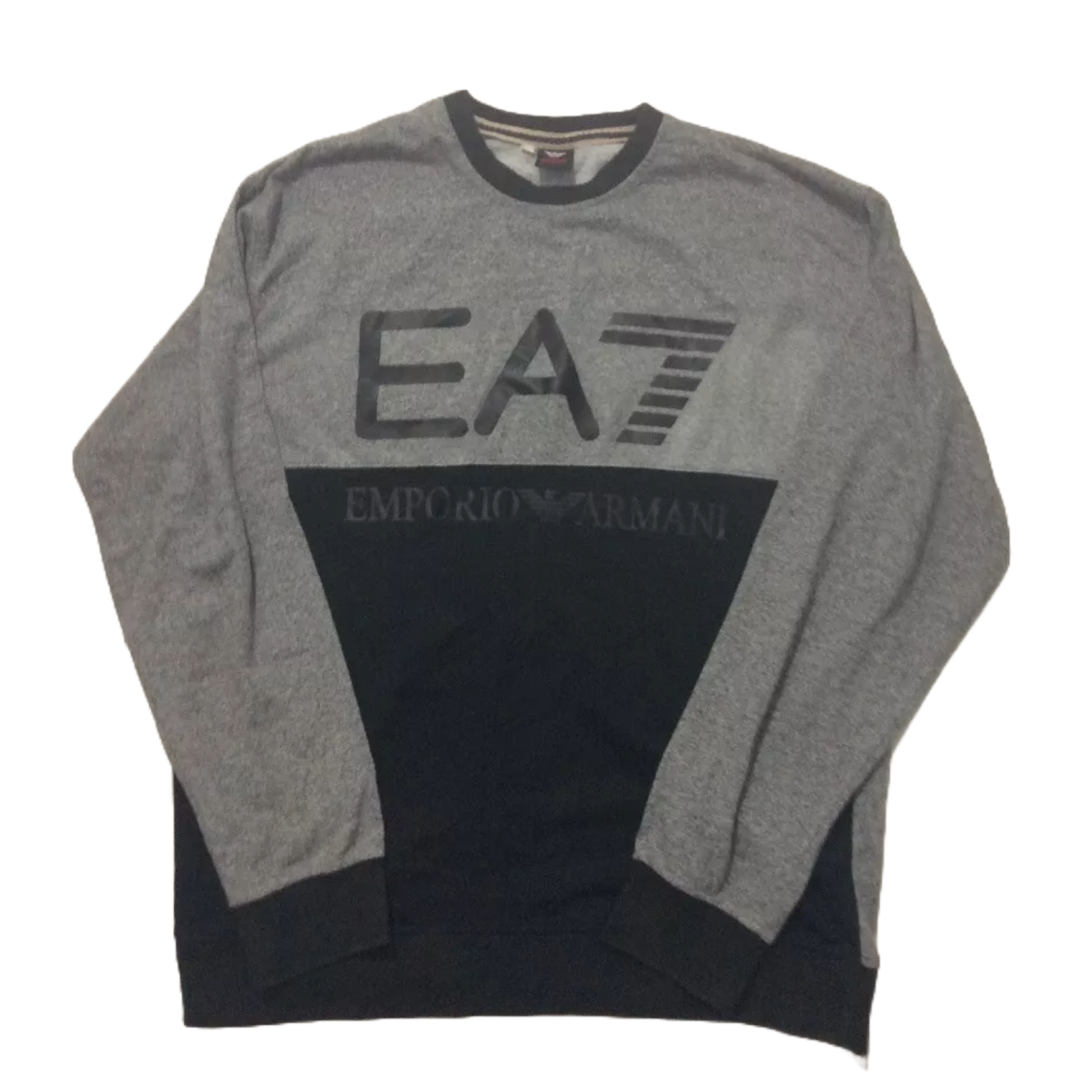 Emporio Armani SweatShirt Mens graphic EA7 long sleeve jumper Shirt Size xl