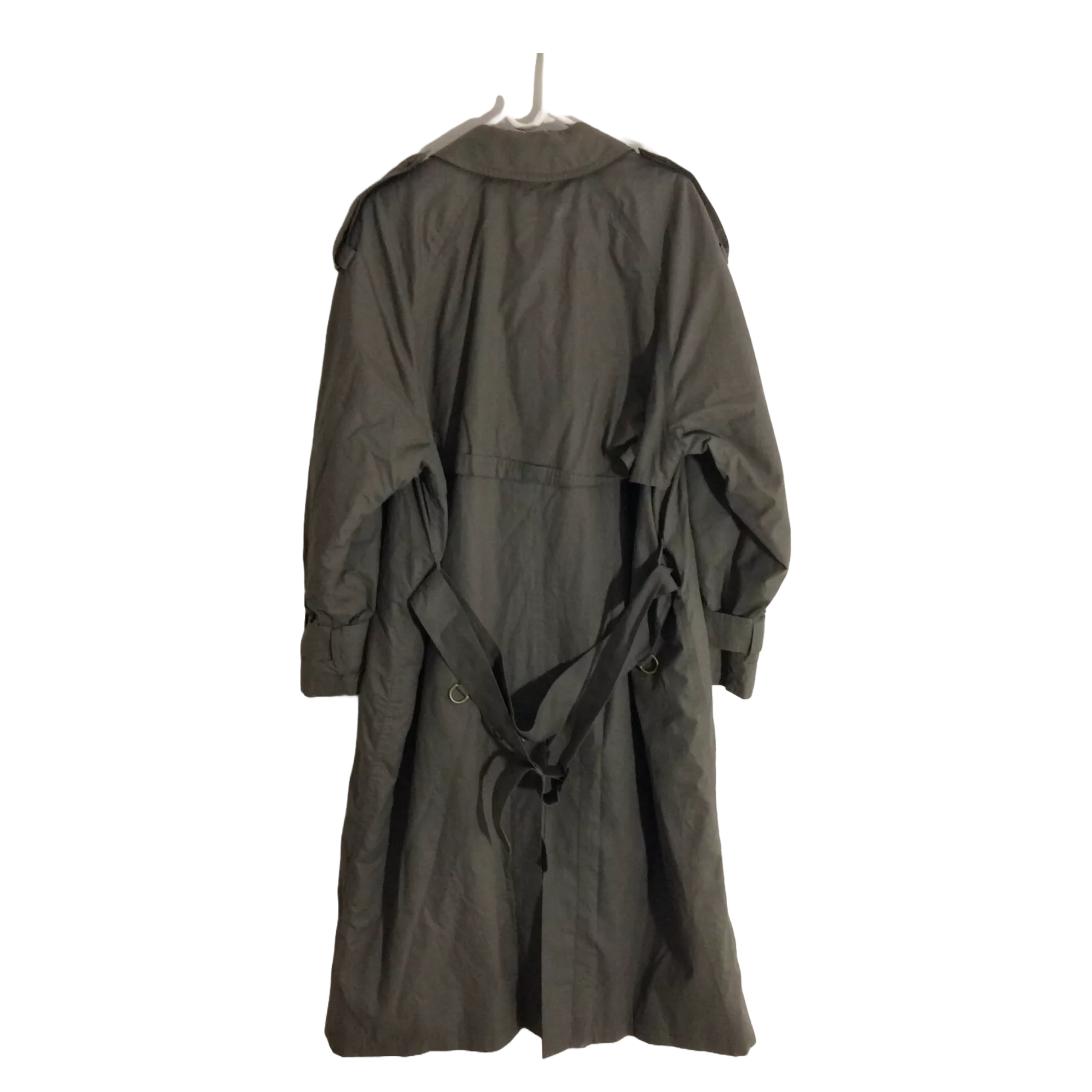 Men's THE SCOTCH HOUSE Overcoat Khaki Green - Size 50R.