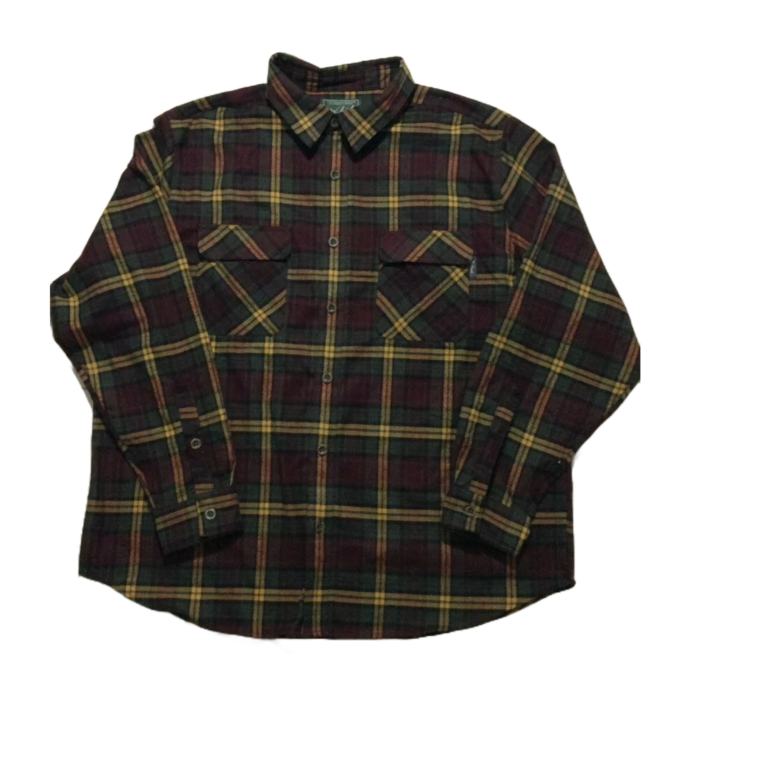 Woolrich Flannel Shirt Western Style Overshirt Check - Mukticolou - Size XXL