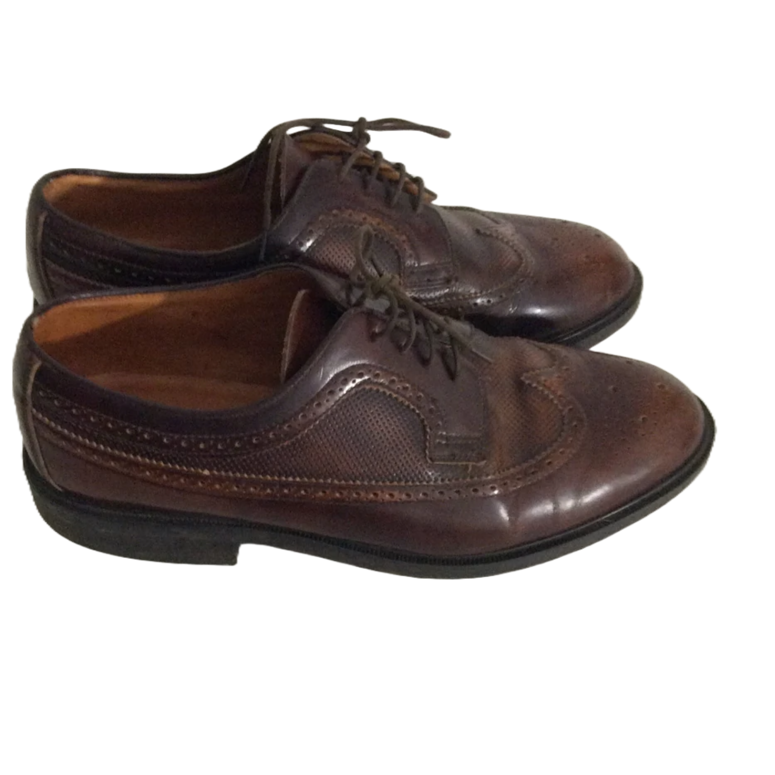 Jeffery West Tan Brown Leather Derby Brogue shoes Men's UK 11