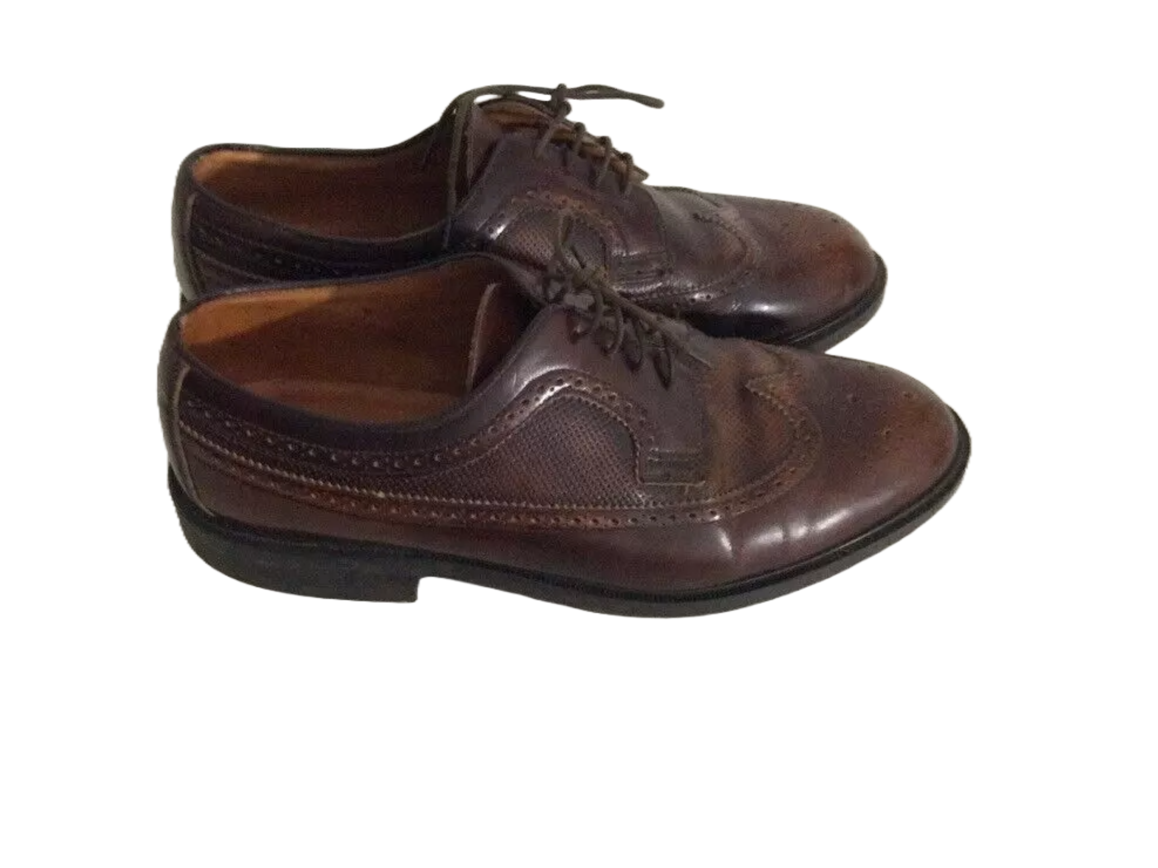 Jeffery West Tan Brown Leather Derby Brogue shoes Men's UK 11