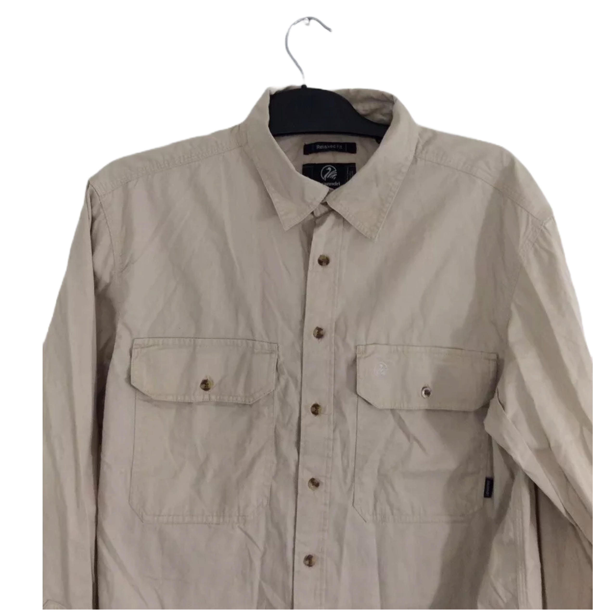 Swanndri Ranger Beige Cotton Bush Shirt size S